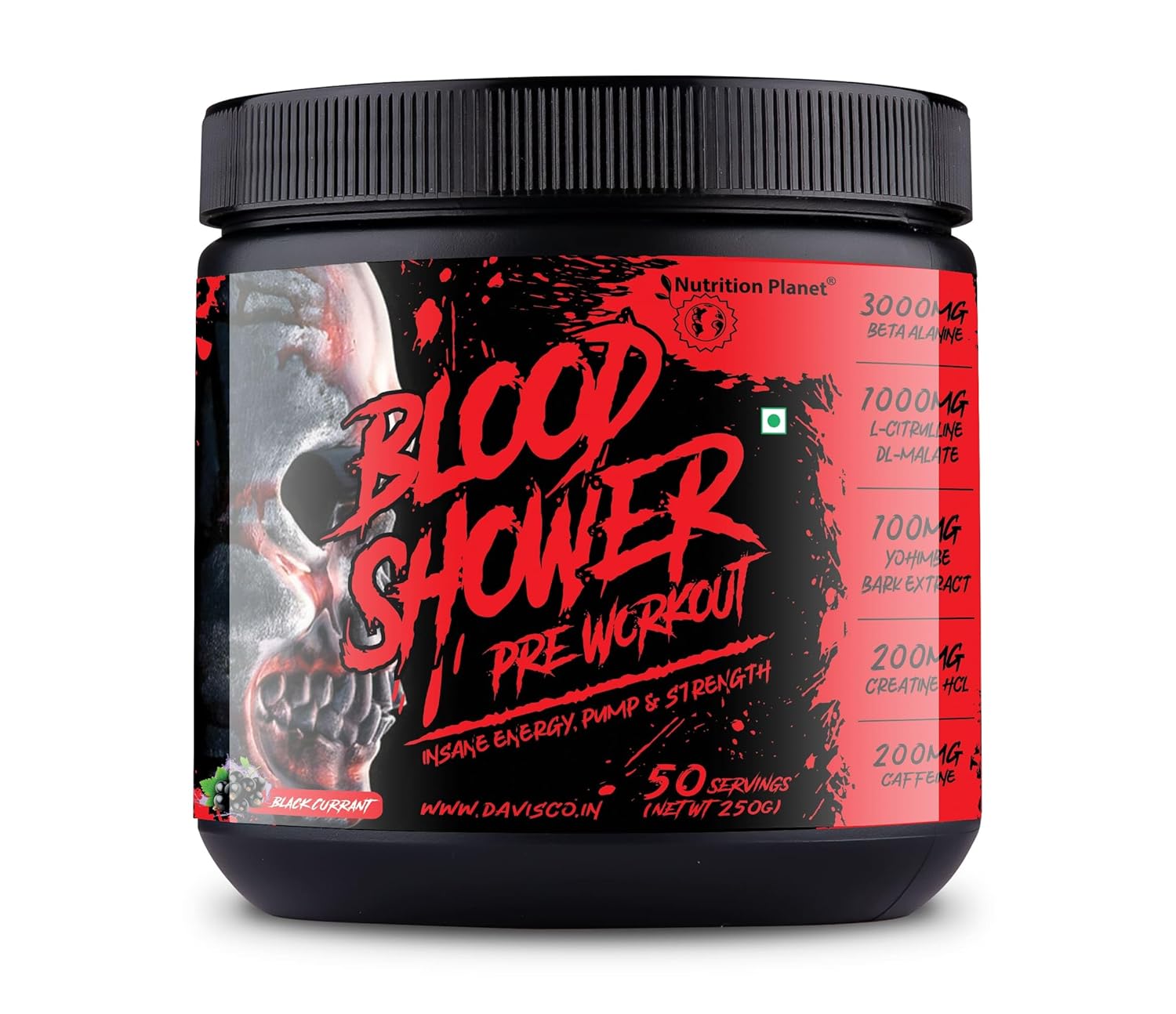 Nutrition Planet Blood Shower Pre Workout (Black Currant)